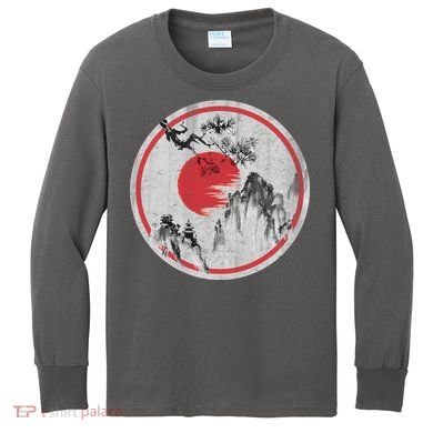 Ancient Mountain Kids Long Sleeve Shirt
