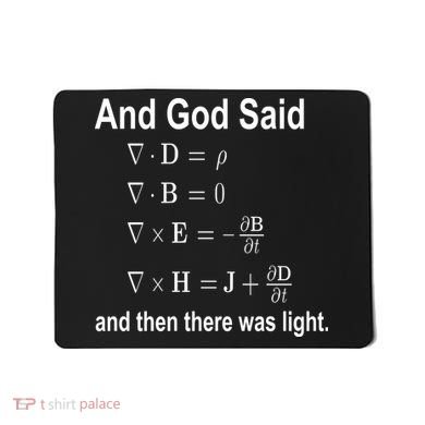 And God Said Formula Mousepad