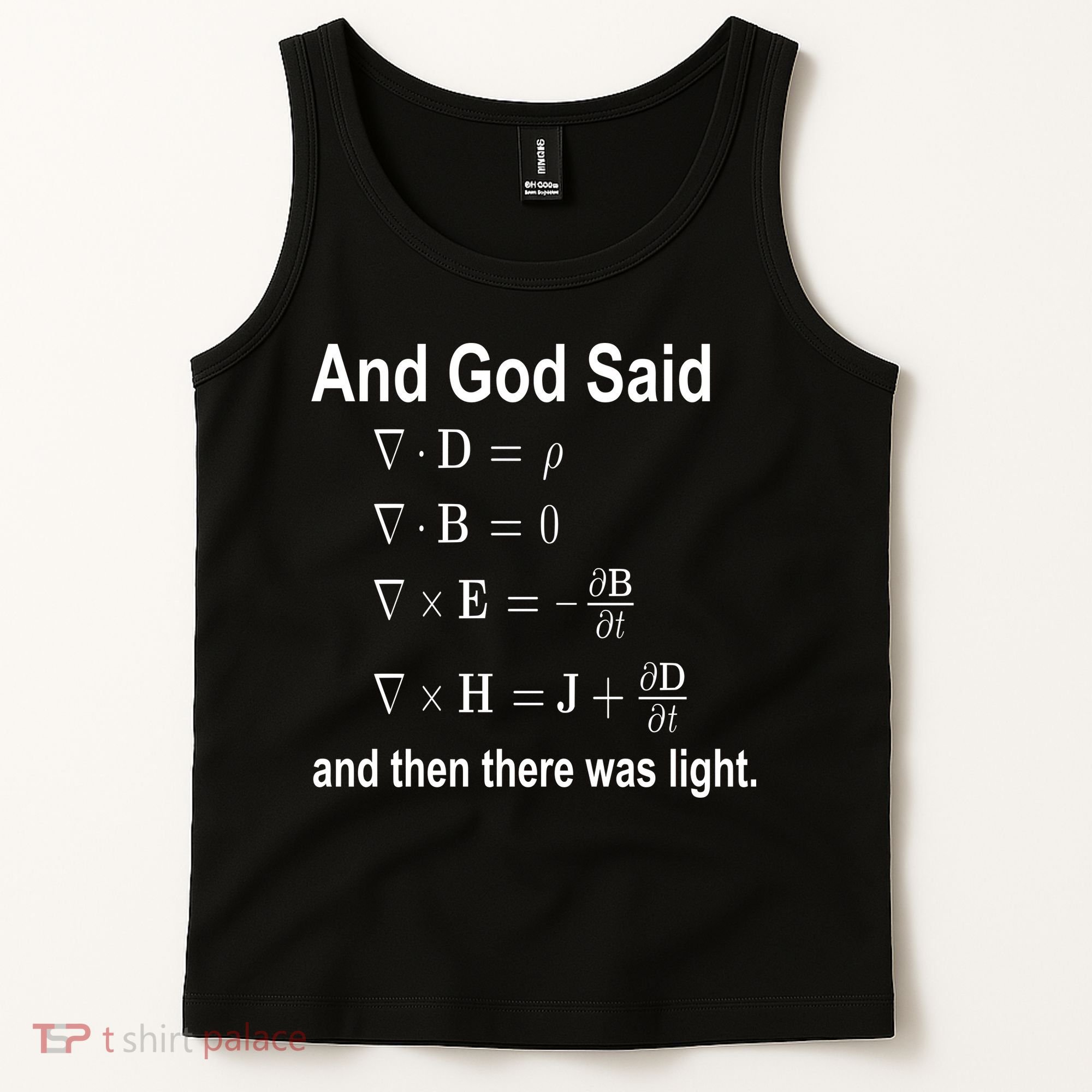 And God Said Formula Tank Top