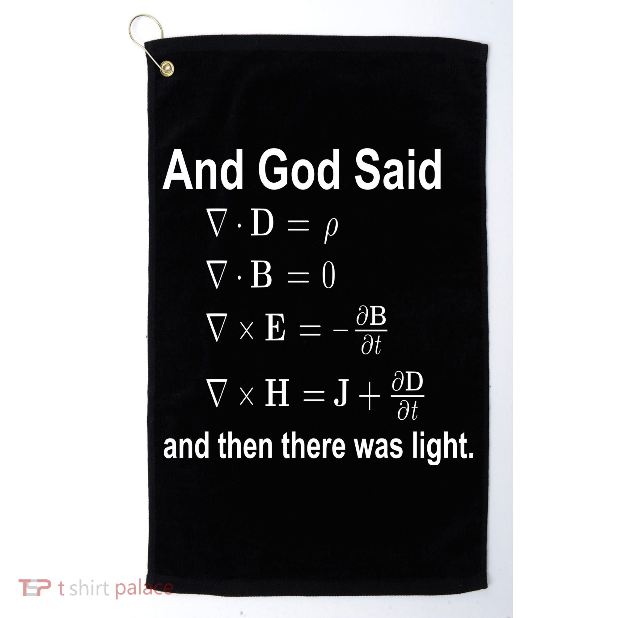 And God Said Formula Golf Towel