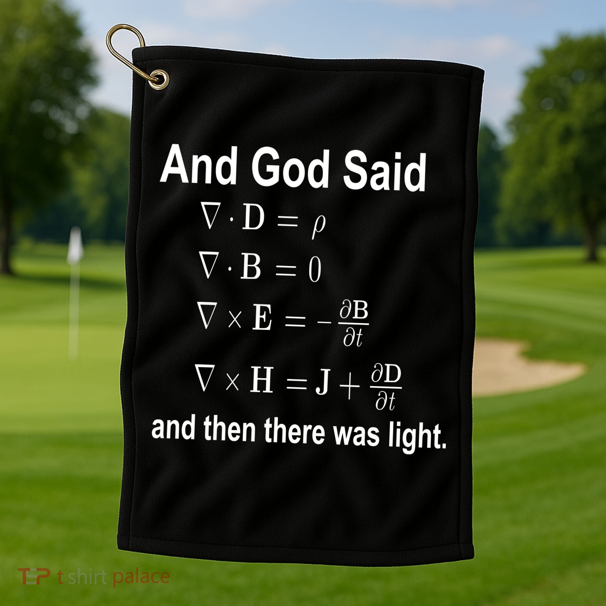 And God Said Formula Golf Towel