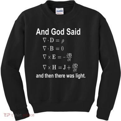 And God Said Formula Kids Sweatshirt