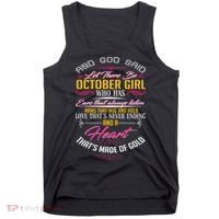 And God Said Let There Be October Girl Tank Top thumb 0