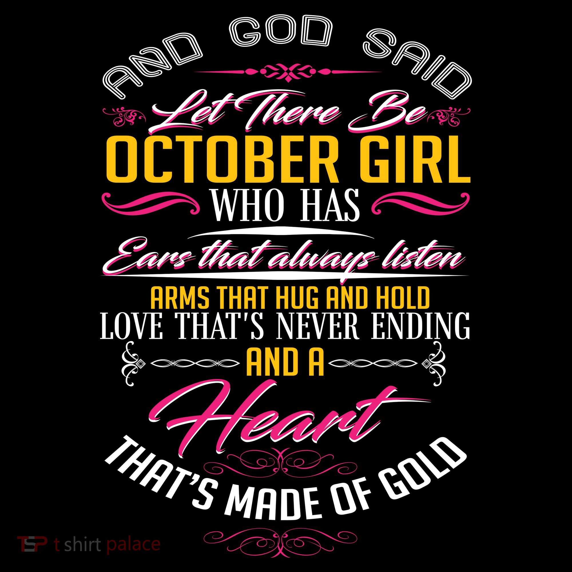 And God Said Let There Be October Girl Tote Bag