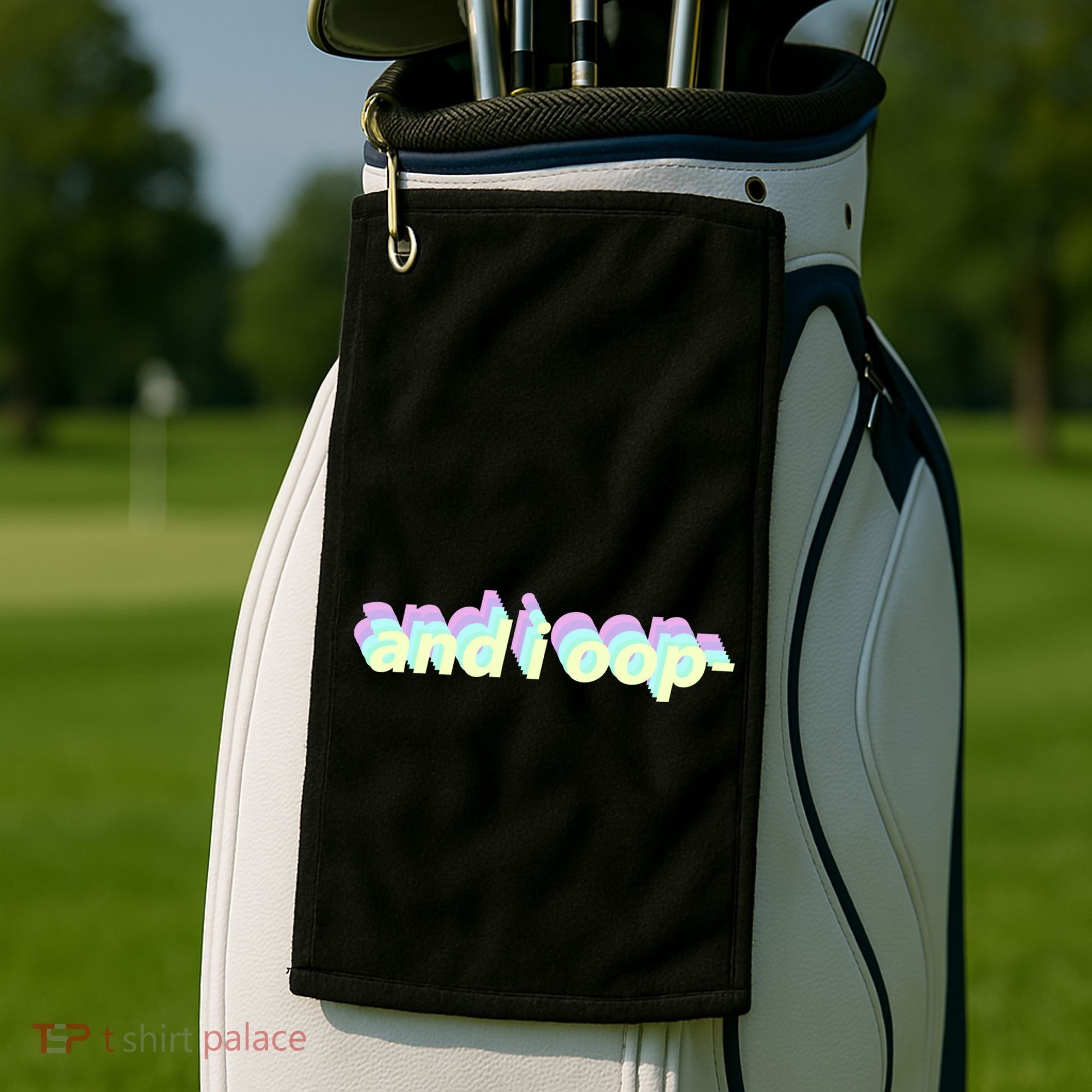 And I Oop- Meme Golf Towel