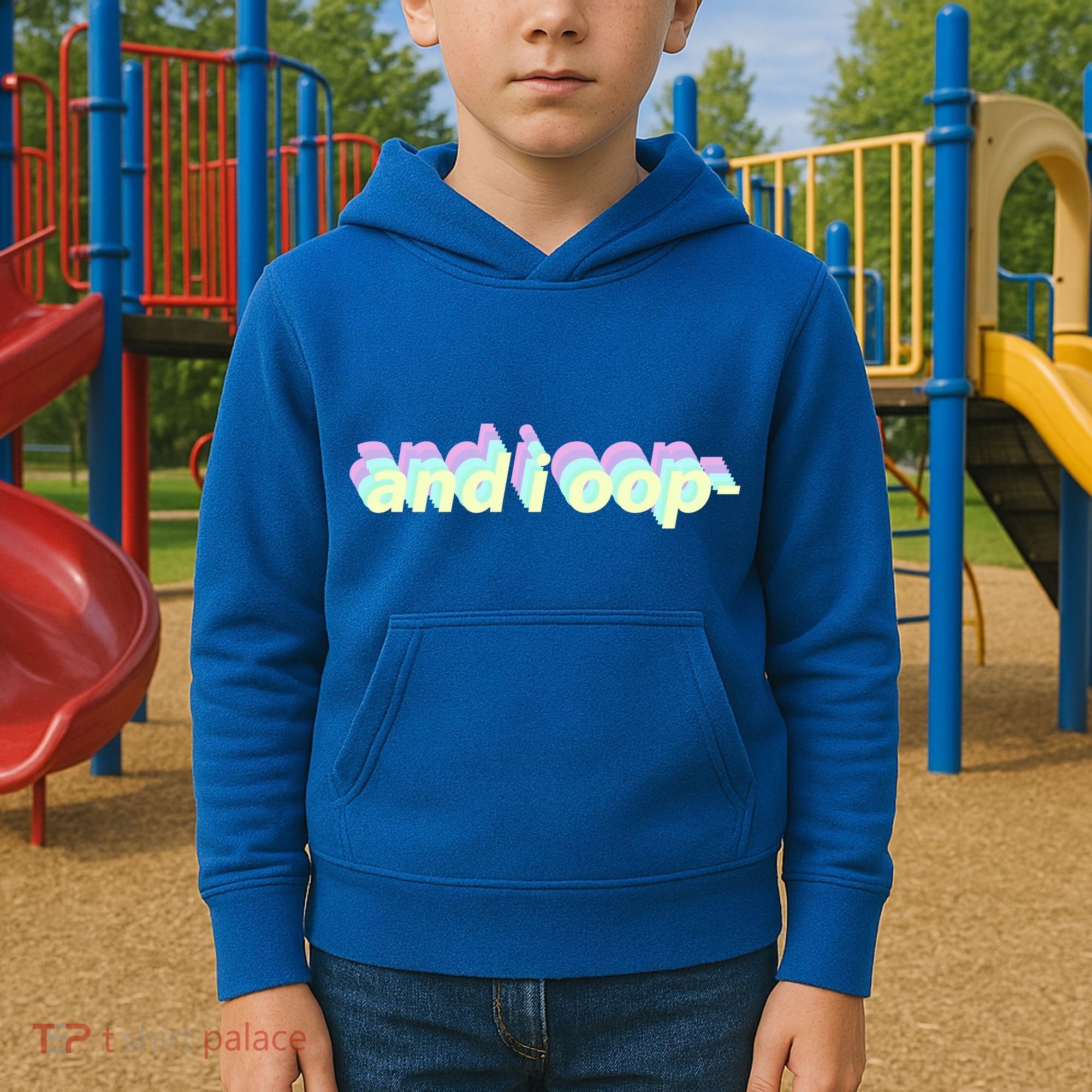 And I Oop- Meme Kids Hoodie