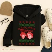 And May All Your Christmases Ugly Christmas Hoodie thumb 4