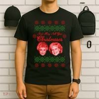 And May All Your Christmases Ugly Christmas T-Shirt thumb 6