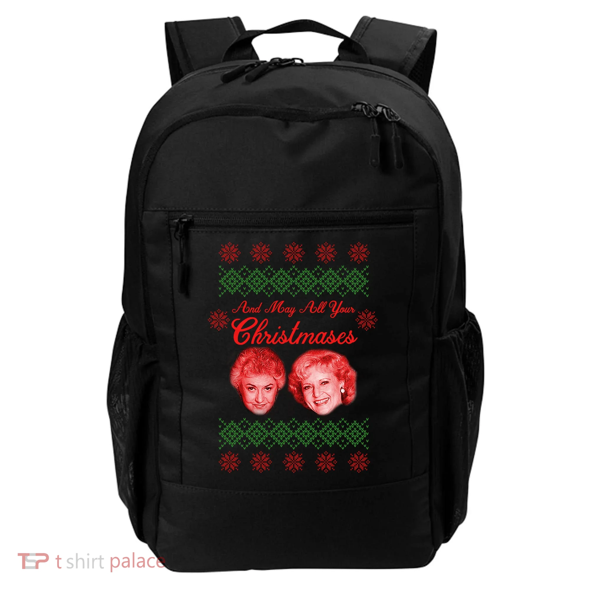 And May All Your Christmases Ugly Christmas Backpack