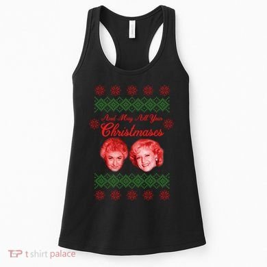And May All Your Christmases Ugly Christmas Women's Tank Top