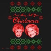 And May All Your Christmases Ugly Christmas Women's T-Shirt thumb 6
