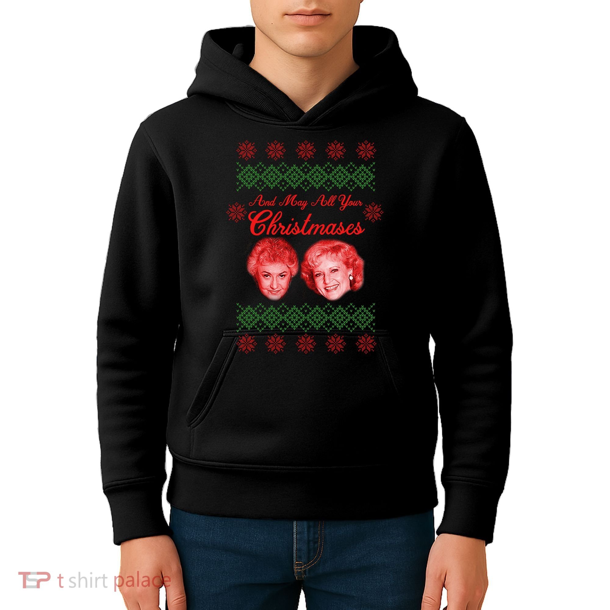 And May All Your Christmases Ugly Christmas Kids Hoodie