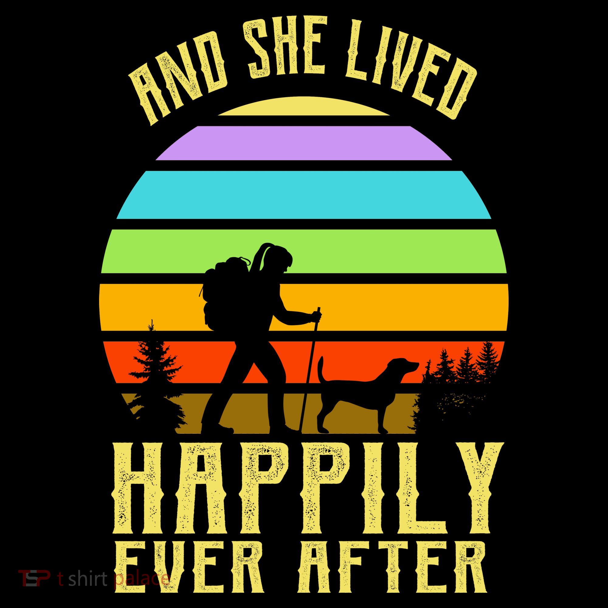 And She Lived Happily Ever After Hiking Doggie Tank