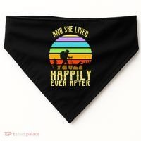 And She Lived Happily Ever After Hiking USA-Made Doggie Bandana thumb 0