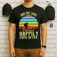 And She Lived Happily Ever After Hiking T-Shirt thumb 6
