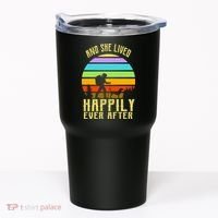 And She Lived Happily Ever After Hiking Tumbler thumb 0