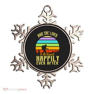 And She Lived Happily Ever After Hiking Ornament