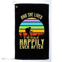And She Lived Happily Ever After Hiking Golf Towel thumb 0