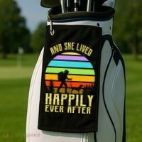 And She Lived Happily Ever After Hiking Golf Towel thumb 2