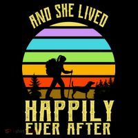 And She Lived Happily Ever After Hiking Visor thumb 3