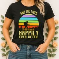 And She Lived Happily Ever After Hiking Women's T-Shirt thumb 2