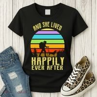 And She Lived Happily Ever After Hiking Women's T-Shirt thumb 3