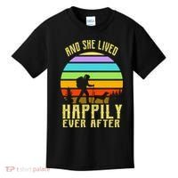 And She Lived Happily Ever After Hiking Kids T-Shirt thumb 0