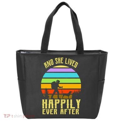 And She Lived Happily Ever After Hiking Tote Bag