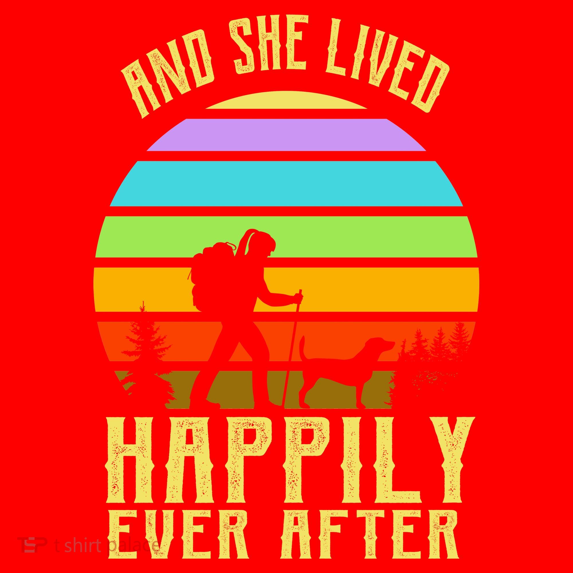 And She Lived Happily Ever After Hiking Santa Hat