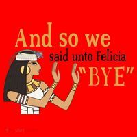 And So We Said Unto Felicia Bye Santa Hat thumb 1