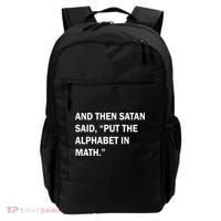 And Then Satan Said, Put The Alphabet in Math Backpack thumb 0