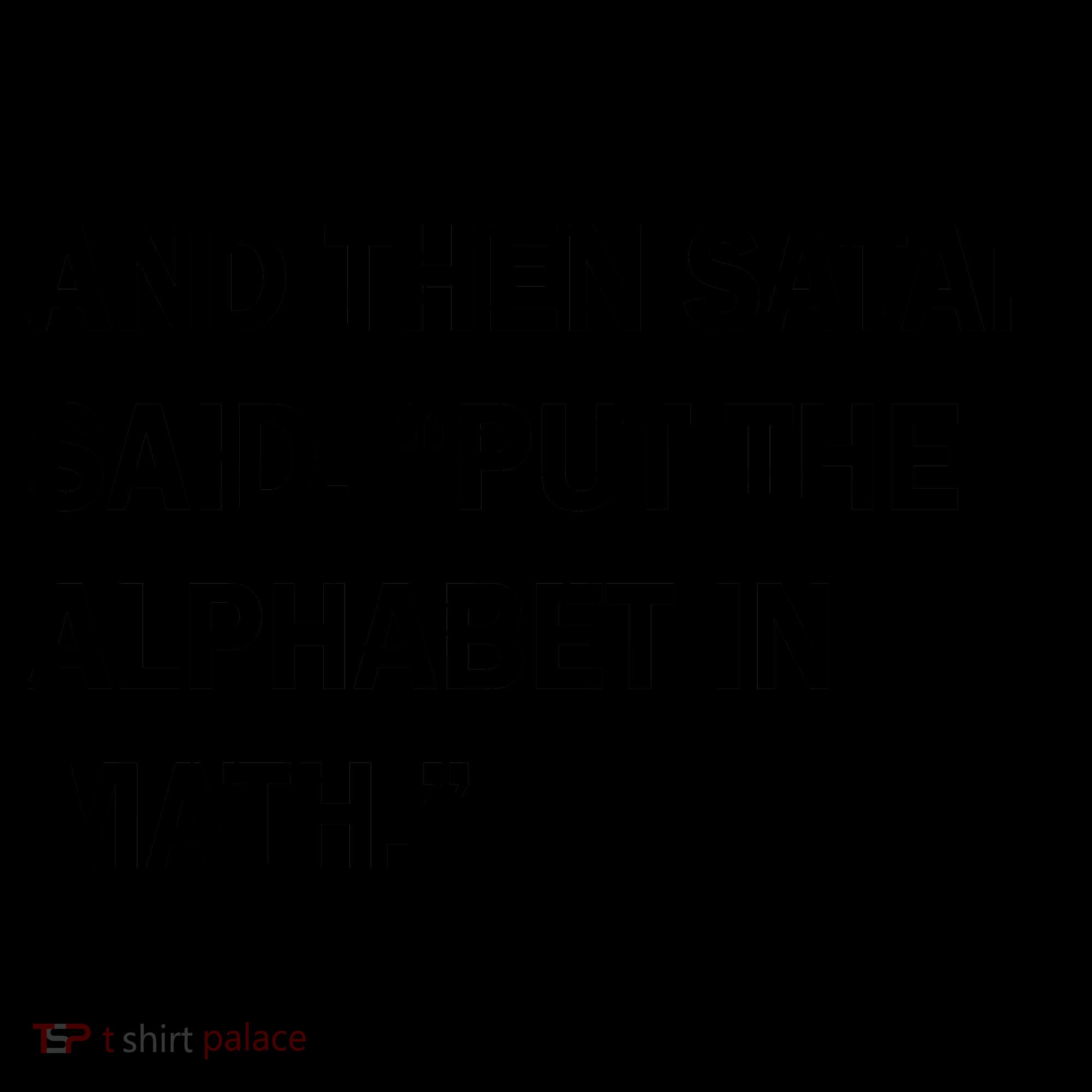 And Then Satan Said, Put The Alphabet in Math Coffee Mug