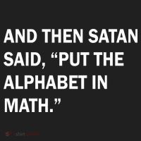 And Then Satan Said, Put The Alphabet in Math Beanie thumb 2