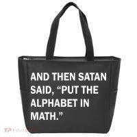 And Then Satan Said, Put The Alphabet in Math Tote Bag thumb 0