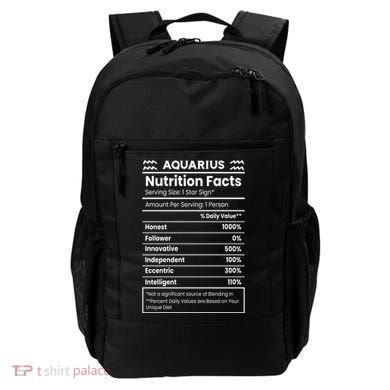 Aquarius Nutrition Facts Backpack