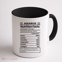 Aquarius Nutrition Facts Coffee Mug thumb 1