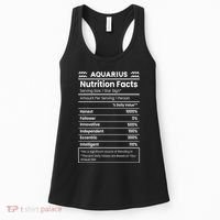 Aquarius Nutrition Facts Women's Tank Top thumb 0