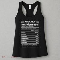 Aquarius Nutrition Facts Women's Tank Top thumb 3