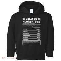 Aquarius Nutrition Facts Toddler Hoodie thumb 0