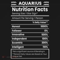 Aquarius Nutrition Facts Toddler Hoodie thumb 2