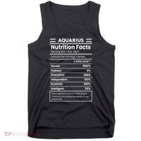 Aquarius Nutrition Facts Tank Top thumb 0