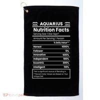 Aquarius Nutrition Facts Golf Towel thumb 0