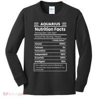 Aquarius Nutrition Facts Kids Long Sleeve Shirt thumb 0