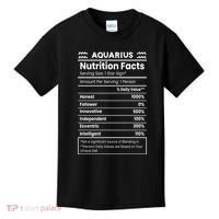 Aquarius Nutrition Facts Kids T-Shirt thumb 0