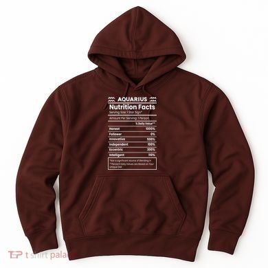 Aquarius Nutrition Facts Hoodie