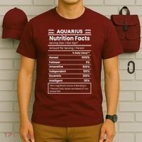 Aquarius Nutrition Facts T-Shirt thumb 6