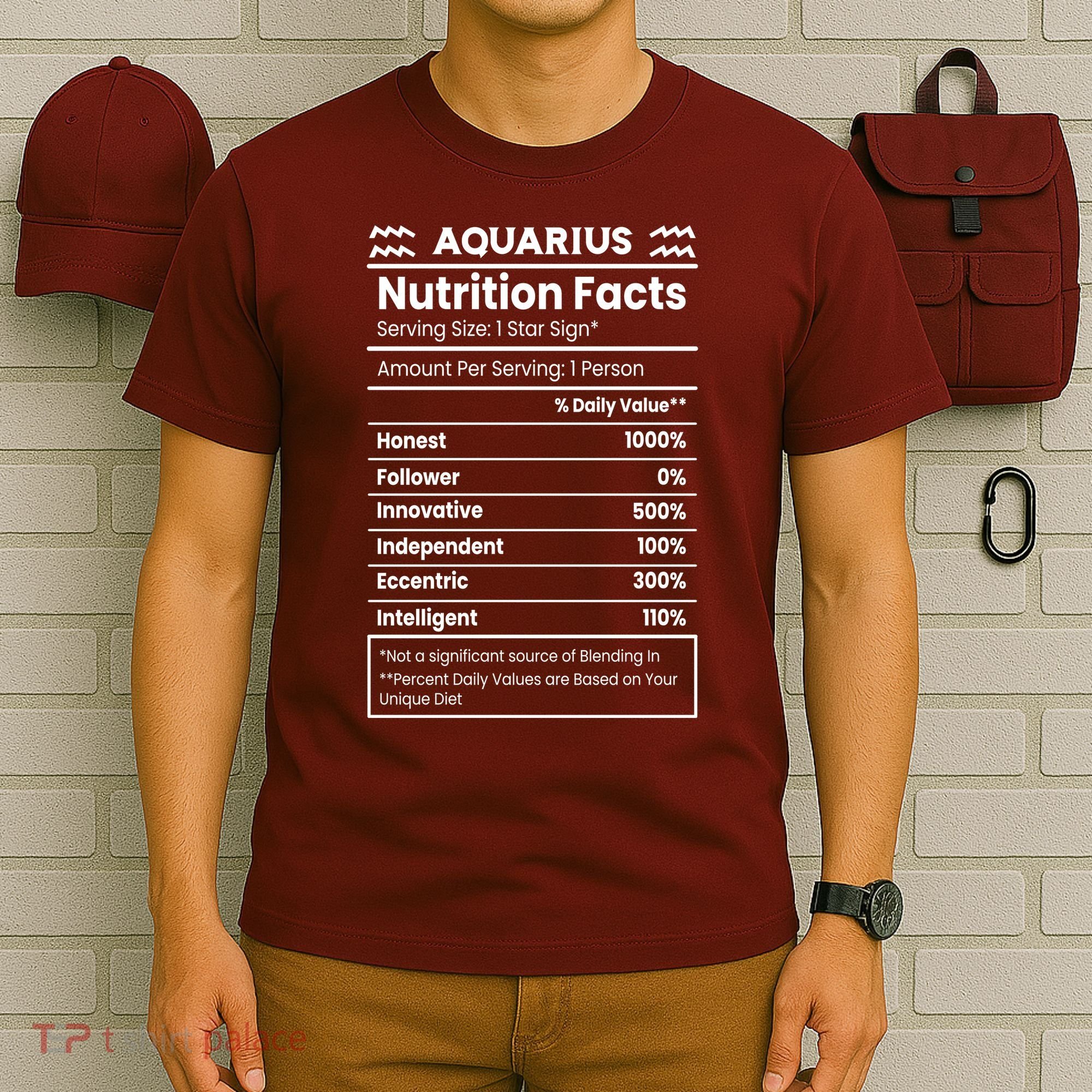 Aquarius Nutrition Facts T-Shirt