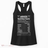 Aries Nutrition Facts Women's Tank Top thumb 0