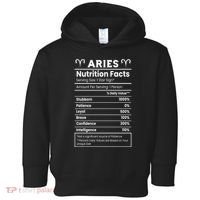 Aries Nutrition Facts Toddler Hoodie thumb 0