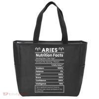 Aries Nutrition Facts Tote Bag thumb 0